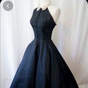 Delicate Navy Blue Dress